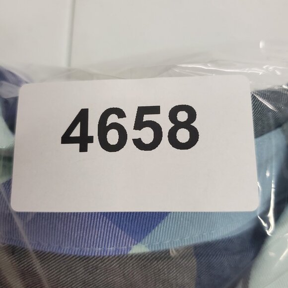 Talbots Women Plaid Button Up Career Top Size 3X Blue Long Sleeve Office Capsule - Picture 9 of 9